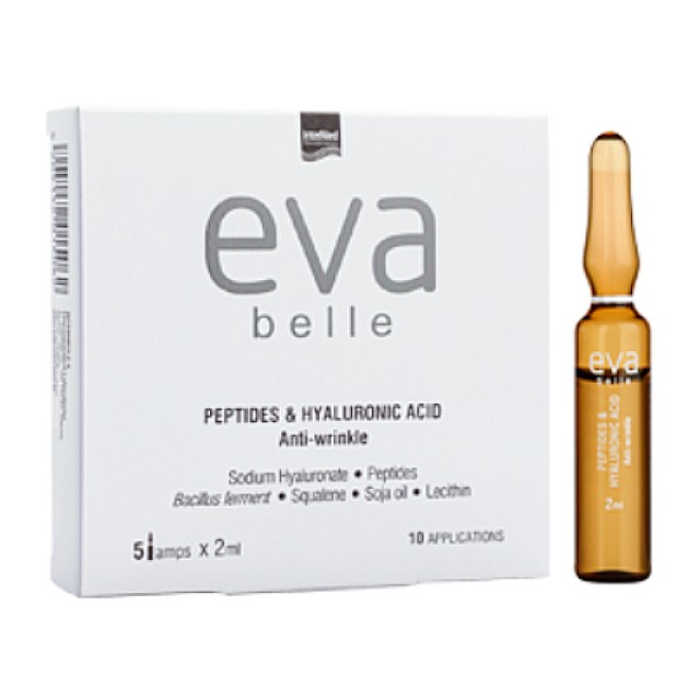 Intermed Eva Belle Peptides & Hyaluronic Acid Ampoules 5x2ml