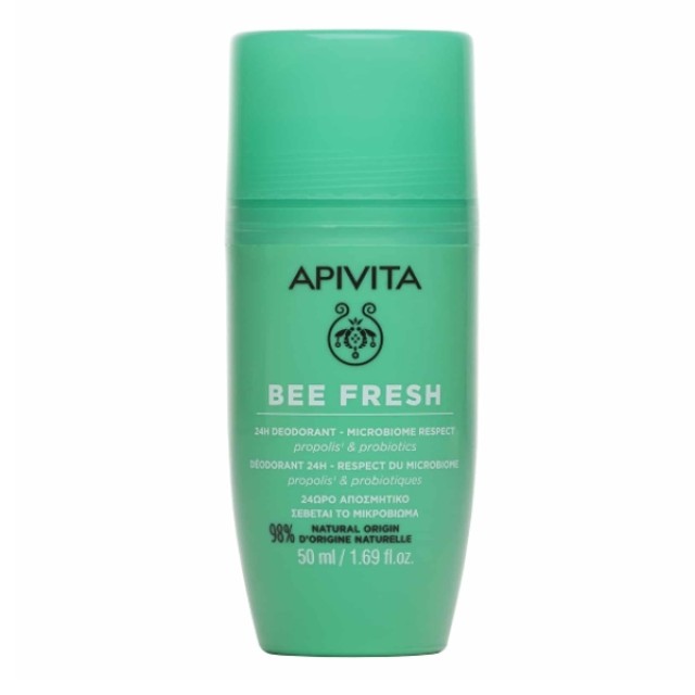 Apivita Bee Fresh Deodorant 24h With Propolis & Probiotics 50ml