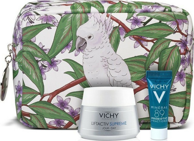 Vichy Liftactiv Supreme For Dry Skin 50ml & Mineral 89 Probiotic 5ml Pouch