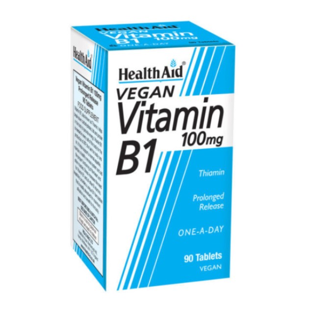 Health Aid Vitamin B1 (Thiamin HCl) 100mg 90 ταμπλέτες