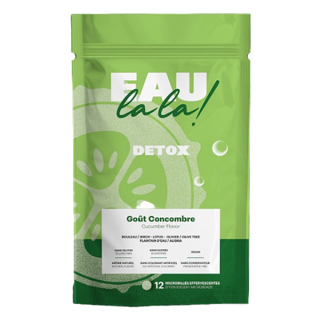 Eau Lala Detox Cucumber Flavor 12 αναβράζοντα δισκία