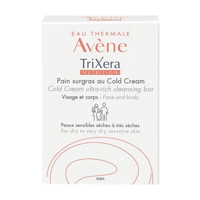 Avene Trixera Nutrition Pain Surgras Au Cold Cream Πλάκα Καθαρισμού 100gr