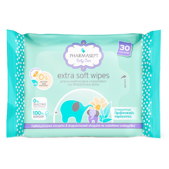 Pharmasept Baby Care Extra Soft Wipes 30 τεμάχια