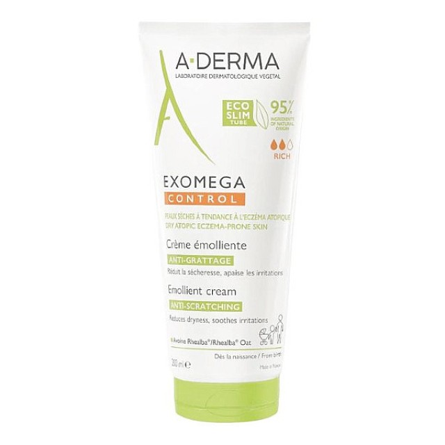 A-Derma Exomega Control Emollient Cream 200ml