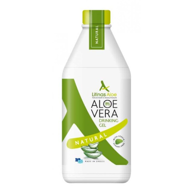 Litinas Aloe Vera Πόσιμο Βιολογικό Gel Φυσική Γεύση 1000ml