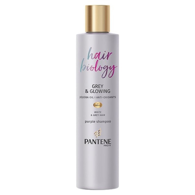 Pantene Pro-V Hair Biology Grey & Glowing Shampoo 250ml