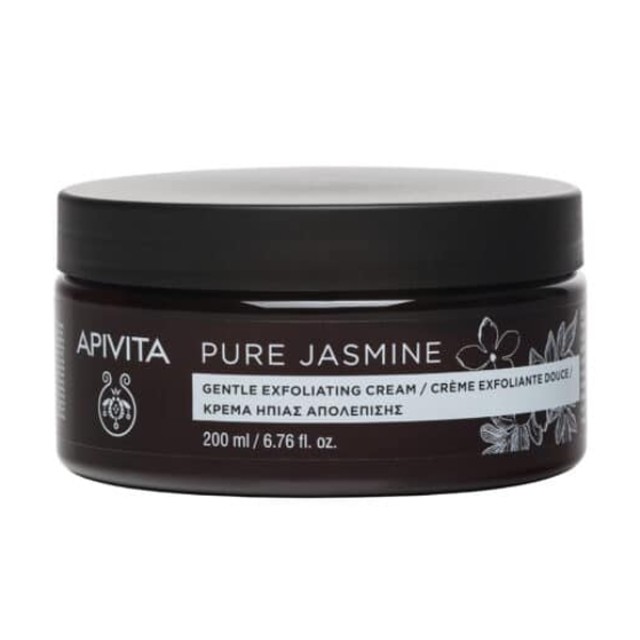 Apivita Pure Jasmine Κρέμα Ήπιας Απολέπισης 200ml