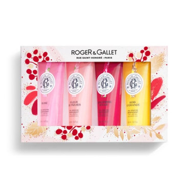 Roger & Gallet Set με Αναζωογονητικά Αφρόλουτρα 4x50ml