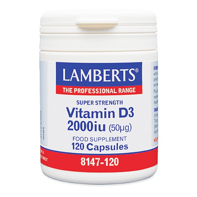 Lamberts Vitamin D3 2000iu 120 capsules