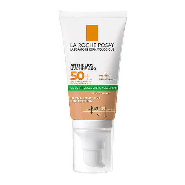 La Roche-Posay Anthelios UVMUNE 400 Oil Control Gel Cream SPF50 με Χρώμα 50ml