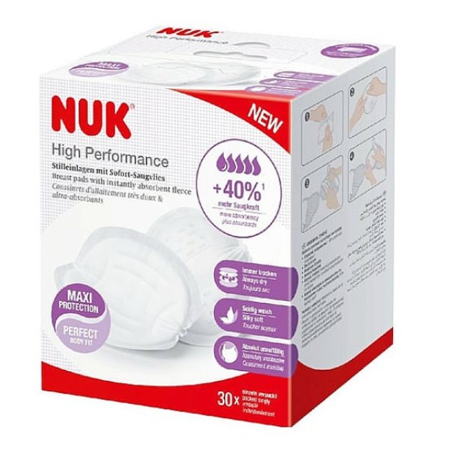 Nuk High Performance Breast Pads 30 pieces