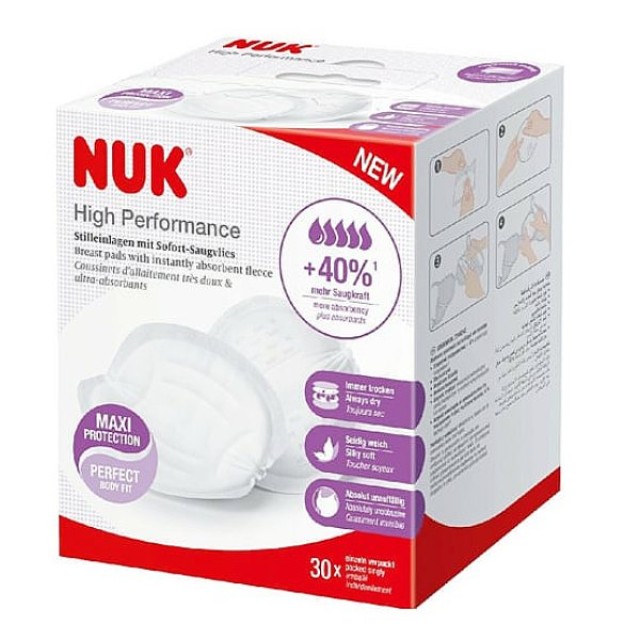 Nuk Επιθέματα Στήθους High Performance 30 τεμάχια