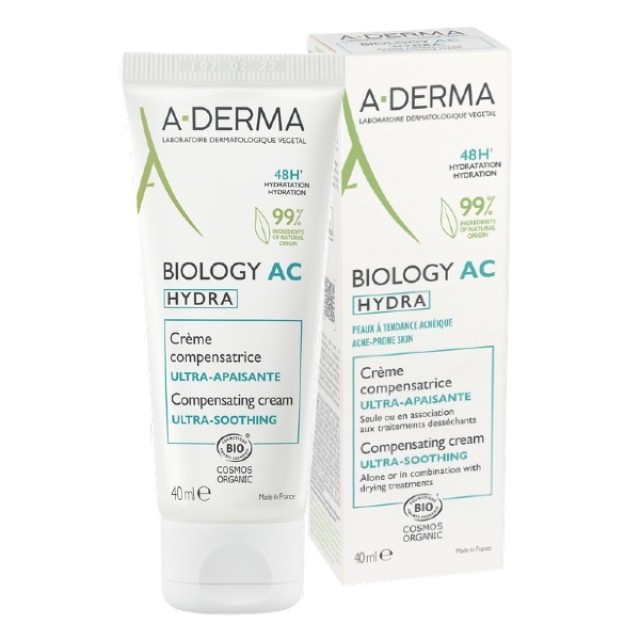 A-Derma Biology AC Hydra Compensating Soothing Cream 40ml
