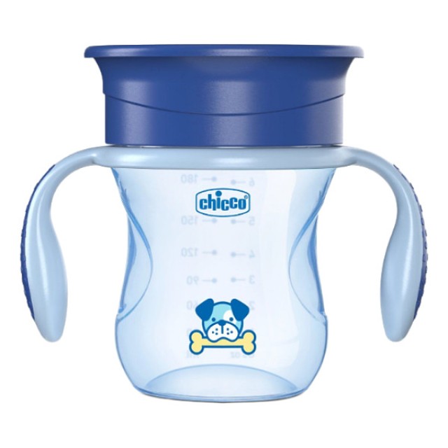 Chicco Perfect Cup 12m+ Blue Dog 200ml