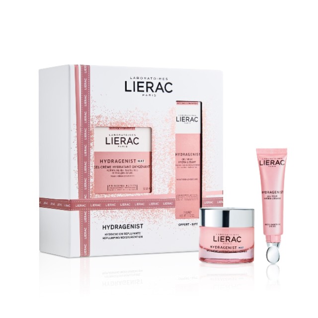 Lierac Xmas Set Hydragenist Gel Cream 50ml & Eye Gel 15ml For Normal-Combination Skin