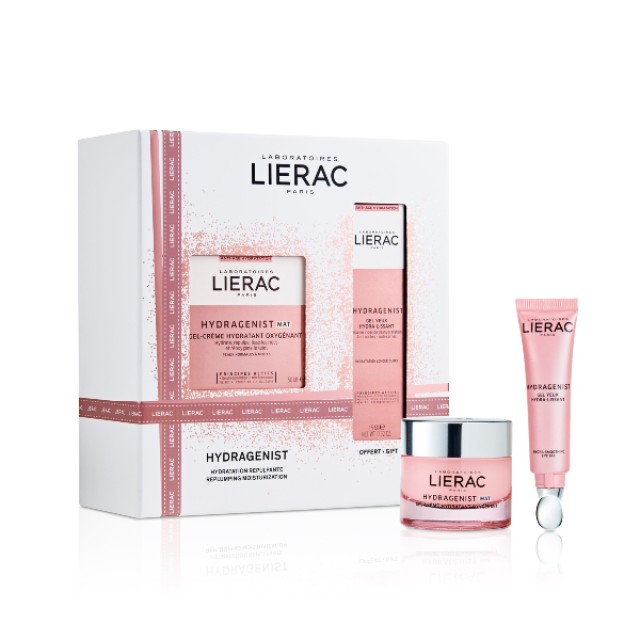 Lierac Xmas Set Hydragenist Gel Κρέμα  50ml & Gel Ματιών 15ml Για Κανονικές-Μεικτές Επιδερμίδες