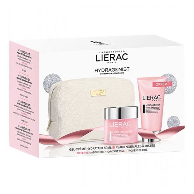 LIERAC PROMO PACK HYDRAGENIST Gel-Creme Hydratant 50ml + ΔΩΡΟ Masque SOS Hydratant 75ml + ΣΥΛΛΕΚΤΙΚΟ ΝΕΣΕΣΕΡ