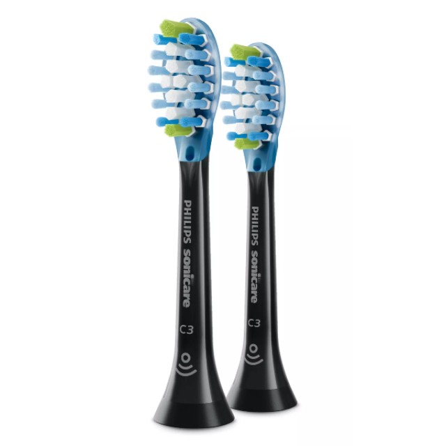 Philips Sonicare C3 Premium Plaque Defence 2 μαύρες κεφαλές