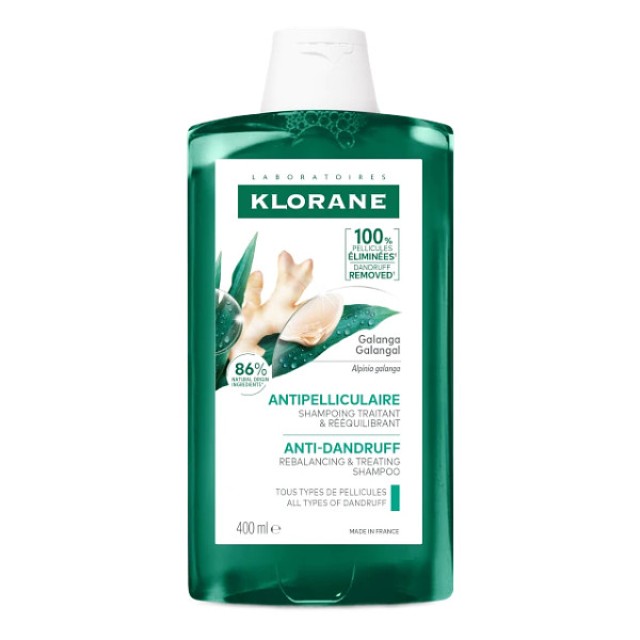 Klorane Galanga Anti-Dandruff Shampoo 400ml