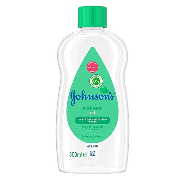 Johnson's Baby Oil με Aloe Vera 300ml