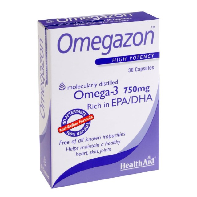 Health Aid Omegazon 750mg 30 capsules