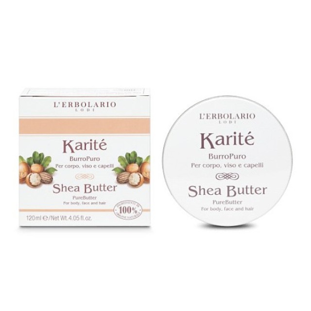 L'Erbolario Karite Pure Butter for Face, Hair and Body 120ml