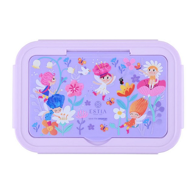 Estia Lunch Box 2 Inox Compartments Fairy Tales 900ml