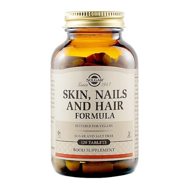 Solgar Skin, Nails and Hair Formula 120 tablets