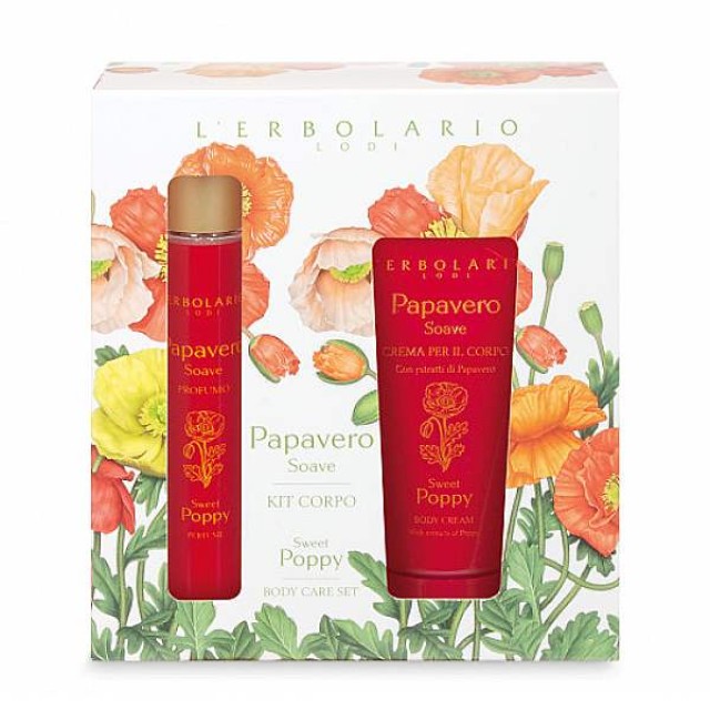 L'Erbolario Papavero Kit Mama 2021 Άρωμα 15ml & Κρέμα Σώματος 75ml