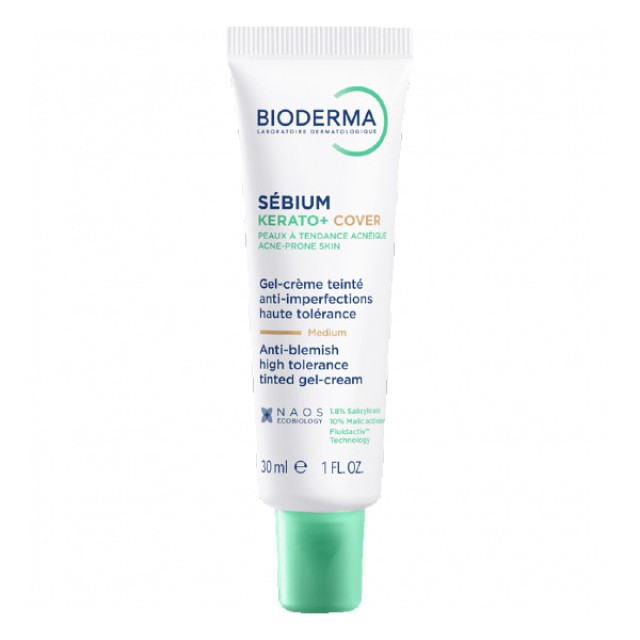 Bioderma Sebium Kerato+ Cover Tinted Gel-Cream 30ml