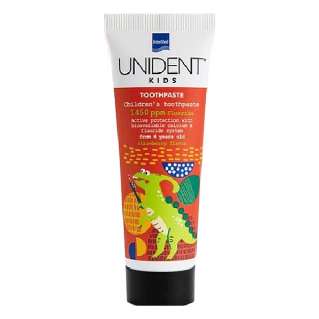 Intermed Unident Kids Toothpaste 1450ppm γεύση Φράουλα 50ml