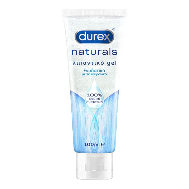 Durex Naturals Moisturizing Lubricant Gel with 100% Natural Ingredients And Hyaluronic Acid 100ml