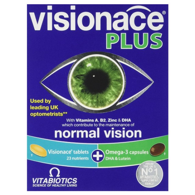 Vitabiotics Visionace Plus 28 + 28 κάψουλες