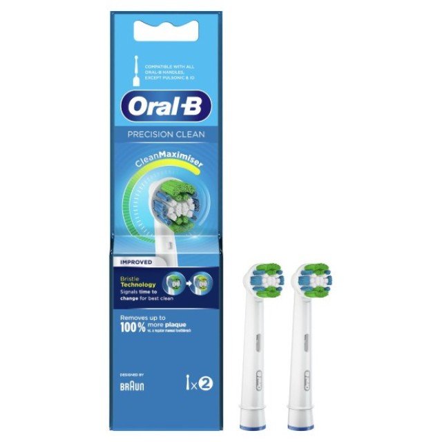 Oral-B Precision Clean Ανταλλακτικές Κεφαλές 2 τεμάχια