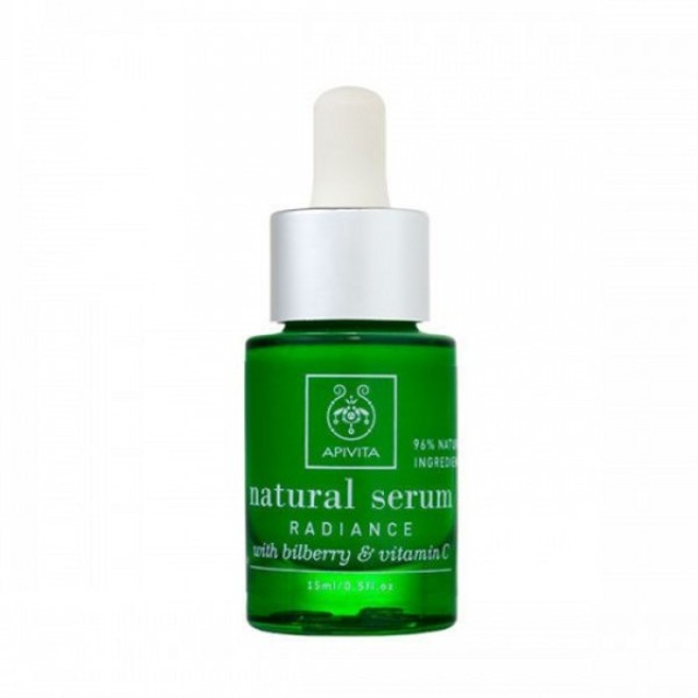 APIVITA NATURAL SERUM ΛΑΜΨΗ 15ML