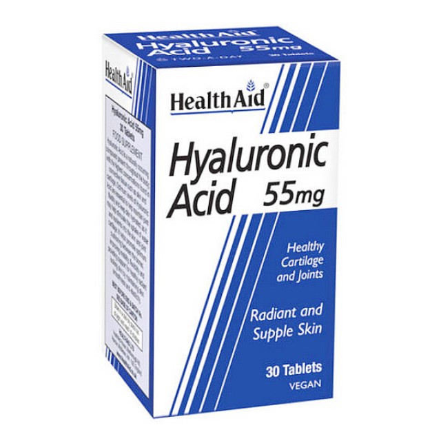 Health Aid Hyaluronic Acid 55mg 30 ταμπλέτες