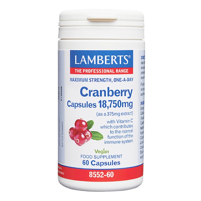 Lamberts Cranberry 18.750mg 60 κάψουλες