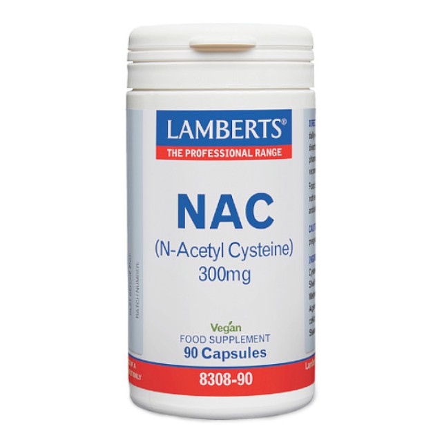 Lamberts NAC (N-Acetyl Cysteine) 300mg 90 κάψουλες