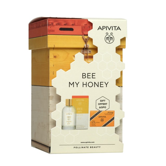 Apivita Bee My Honey Eau de Toilette 100ml & Φυσικό Σαπούνι Μέλι 125gr