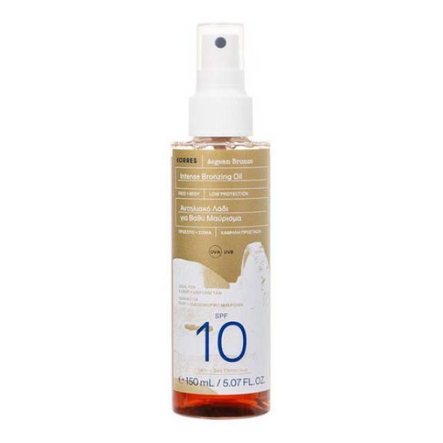 Korres Aegean Bronze Intense Bronzing Oil SPF10 150ml