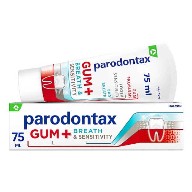 Parodontax Gum Breath and Sensitivity Toothpaste 75ml