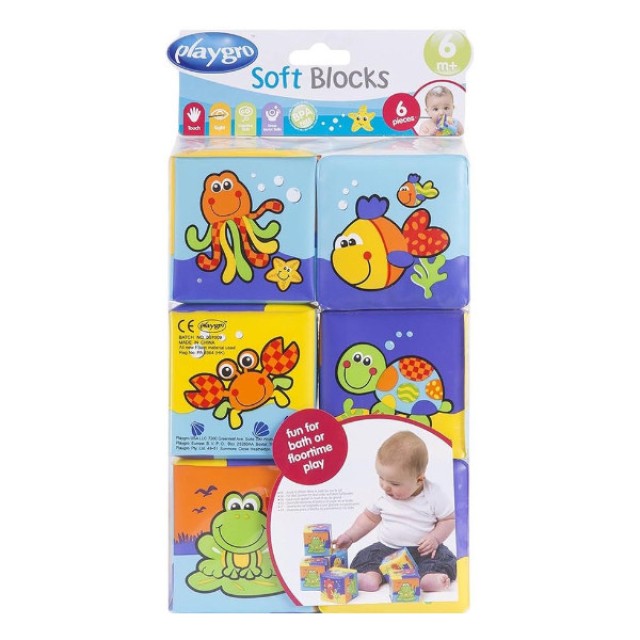 Playgro Soft Blocks 6m+