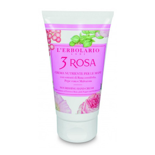 L'Erbolario 3 Rosa Κρέμα Χεριών 75ml