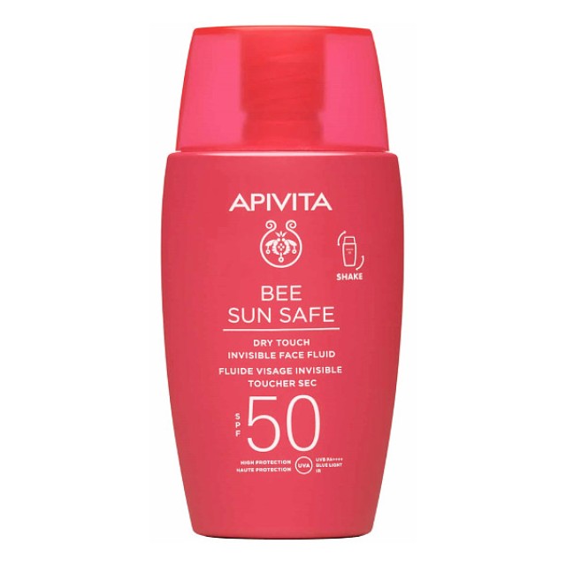 Apivita Bee Sun Safe Dry Touch Invisible Face Fluid SPF50 50ml