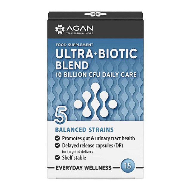 Agan Ultra-Biotic Blend 10 Billion 15 κάψουλες