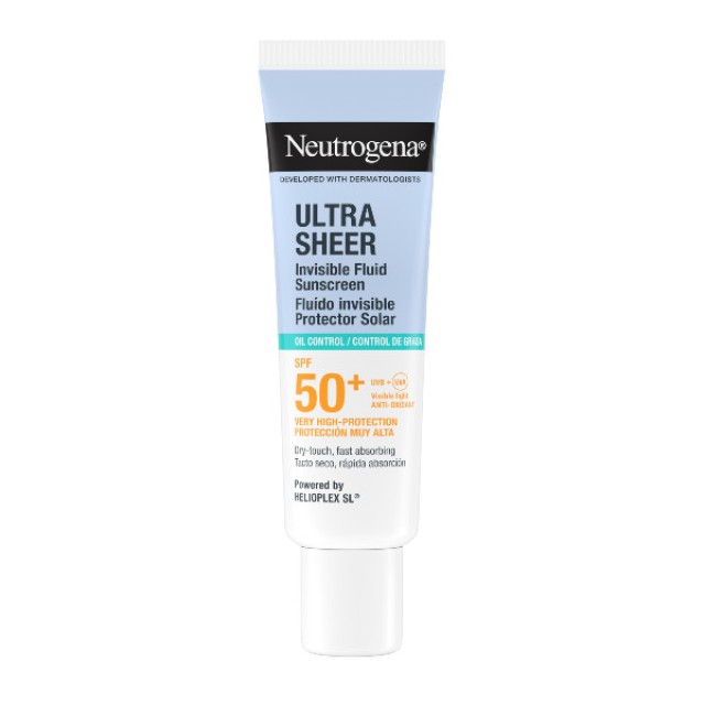 Neutrogena Ultra Sheer Sunscreen Invisible Fluid Oil Control SPF50 50ml