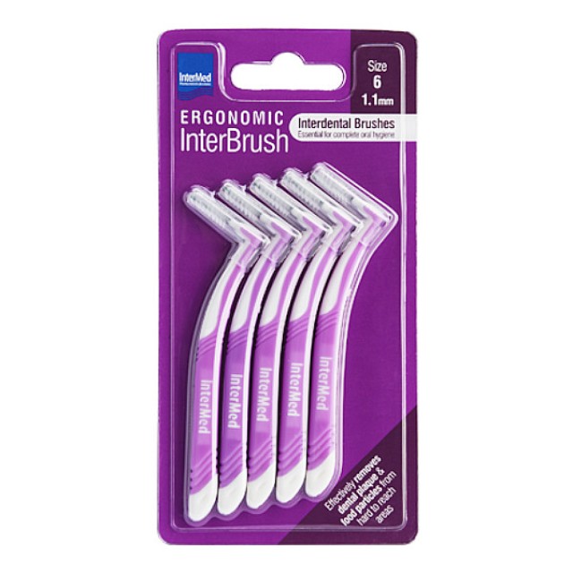 Intermed Ergonomic InterBrush Size 6 1.1mm 5 τεμάχια