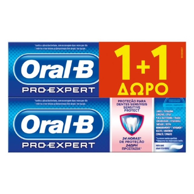 Oral-B Pro-Expert Sensitivity Protect Οδοντόκρεμα 2x75ml