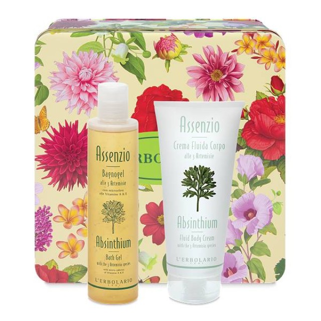 L'Erbolario Assenzio Bellezza Duo Set Shower Gel 200ml & Body Cream 200ml