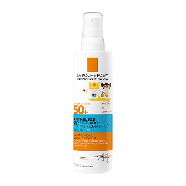 La Roche-Posay Anthelios UVMUNE 400 Dermo-Pediatrics Invisible Spray SPF50 200ml